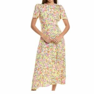 AFRM Jamie Open Back Midi Floral Dress Size Small